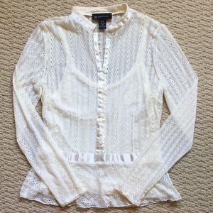 INC Lace Blouse